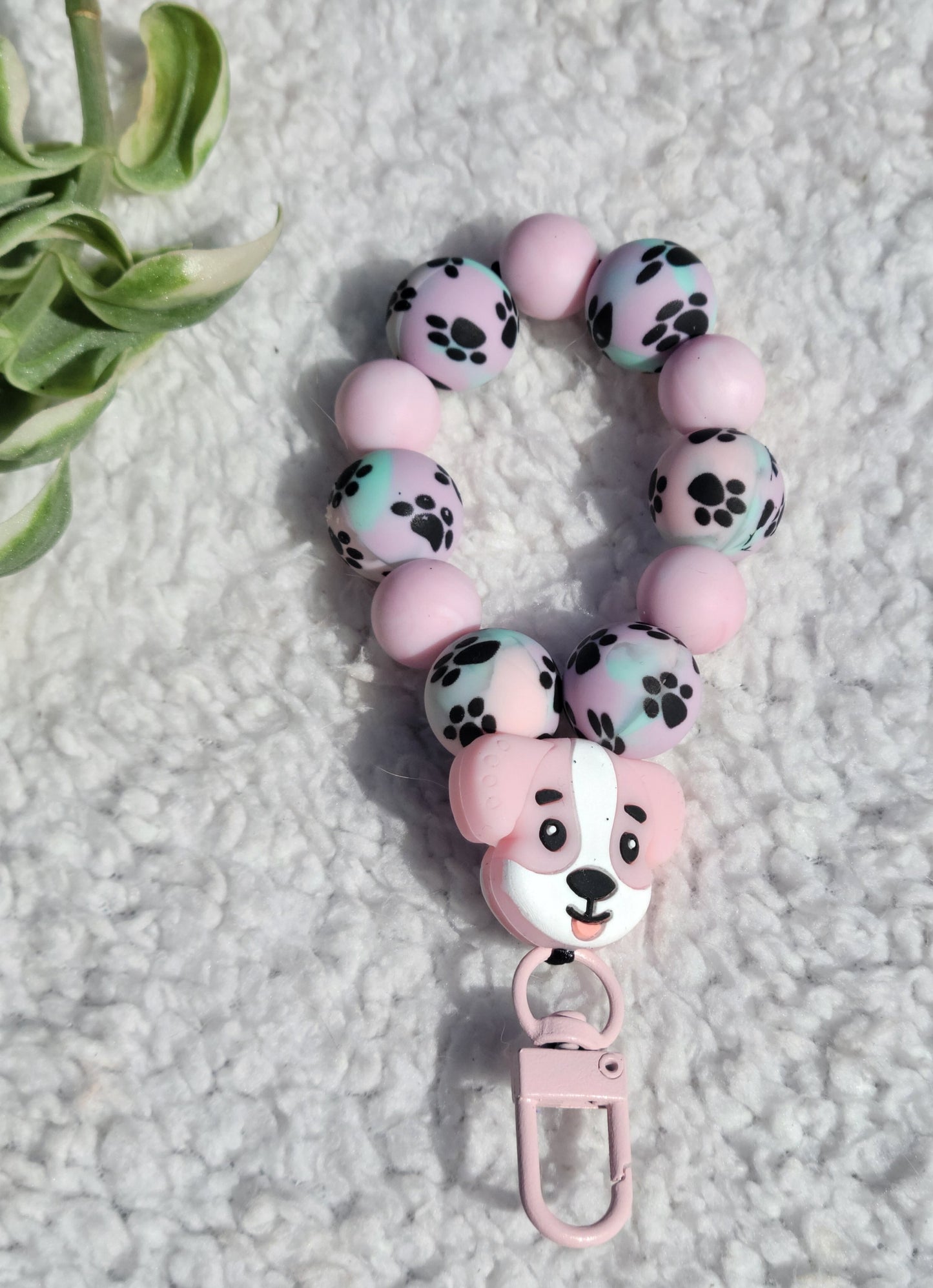 Beaded Keychains: Wristlets