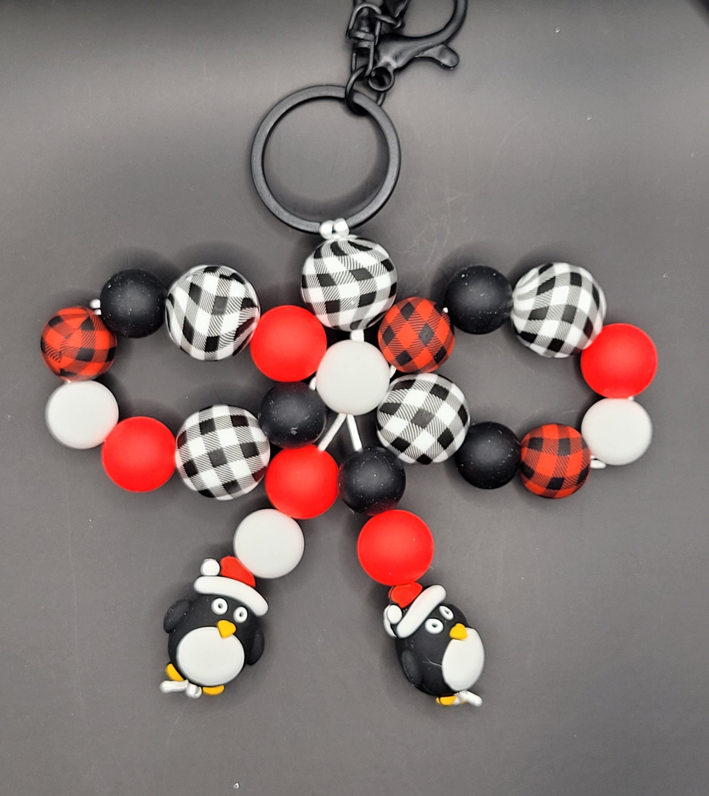 Beaded Keychains: Bows
