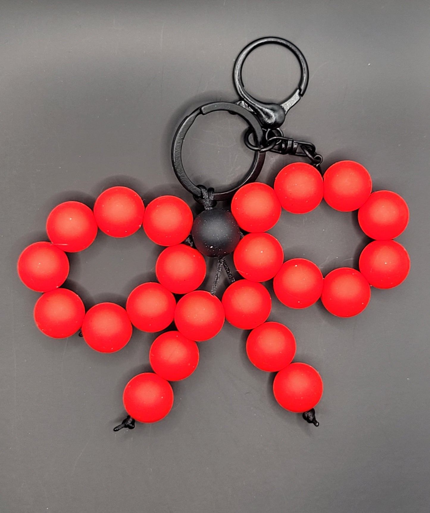 Beaded Keychains: Bows