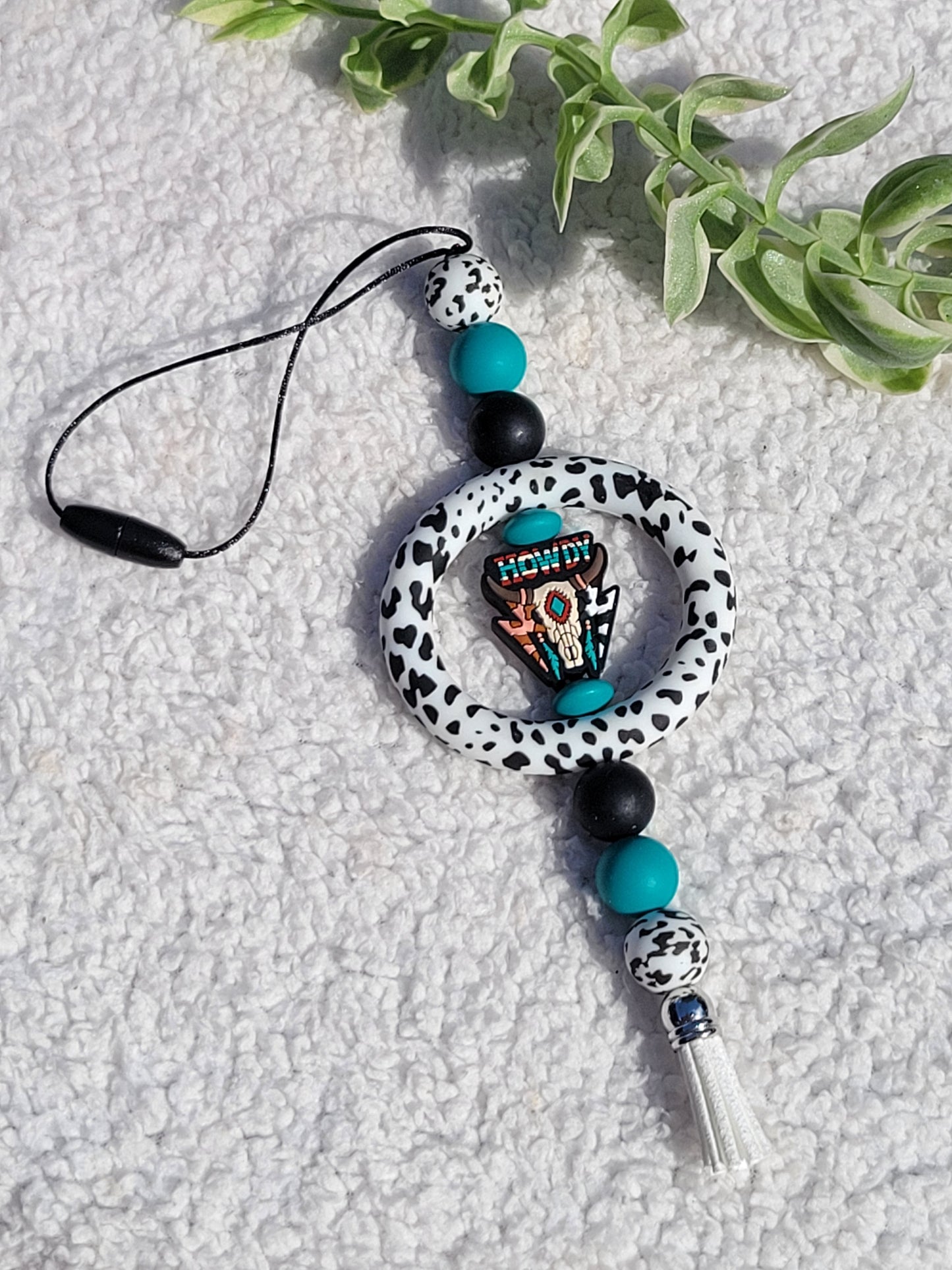 Beaded Car Charm