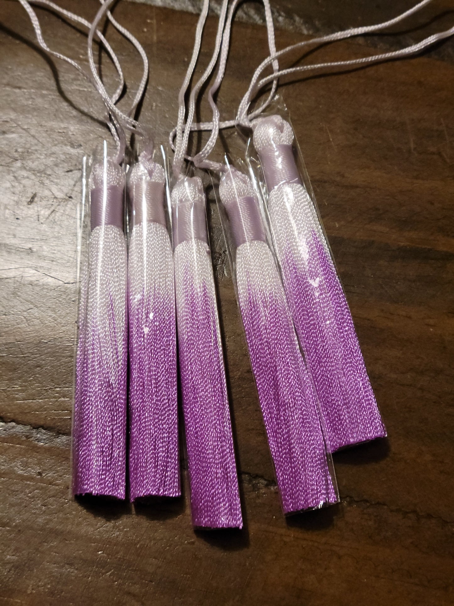 Ombre Bookmark Tassels - set of 5