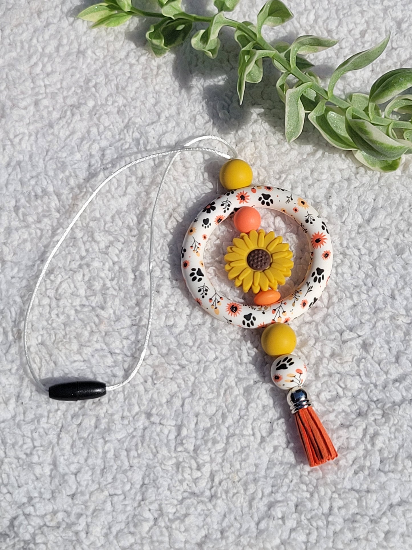Beaded Car Charm