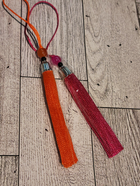 Beaded Bookmark Tassels - set of 5