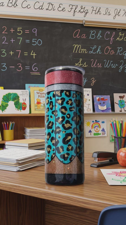 Leopard Pencil 20oz