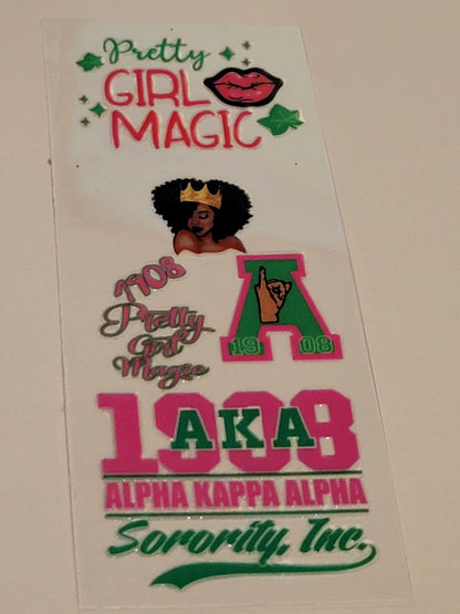 Beadable Pen Wraps - Alpha Kappa Alpha