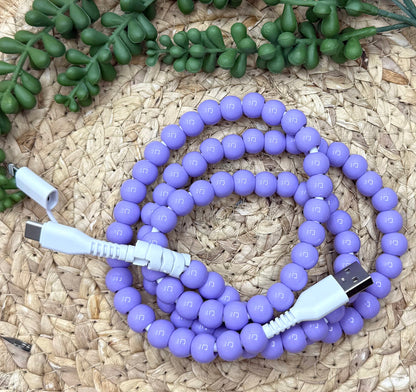 Beaded Charging Cord