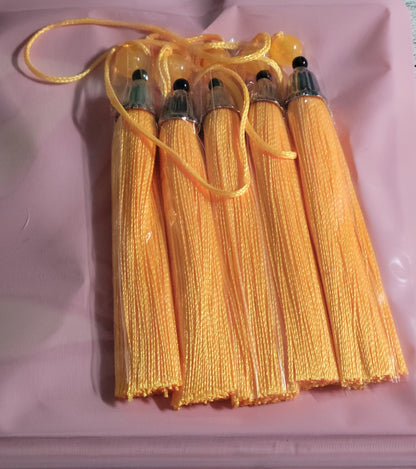 Beaded Bookmark Tassels - set of 5