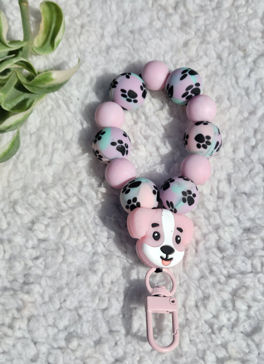 Beaded Keychains: Wristlets