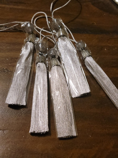 Beaded Bookmark Tassels - set of 5