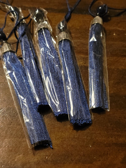 Beaded Bookmark Tassels - set of 5