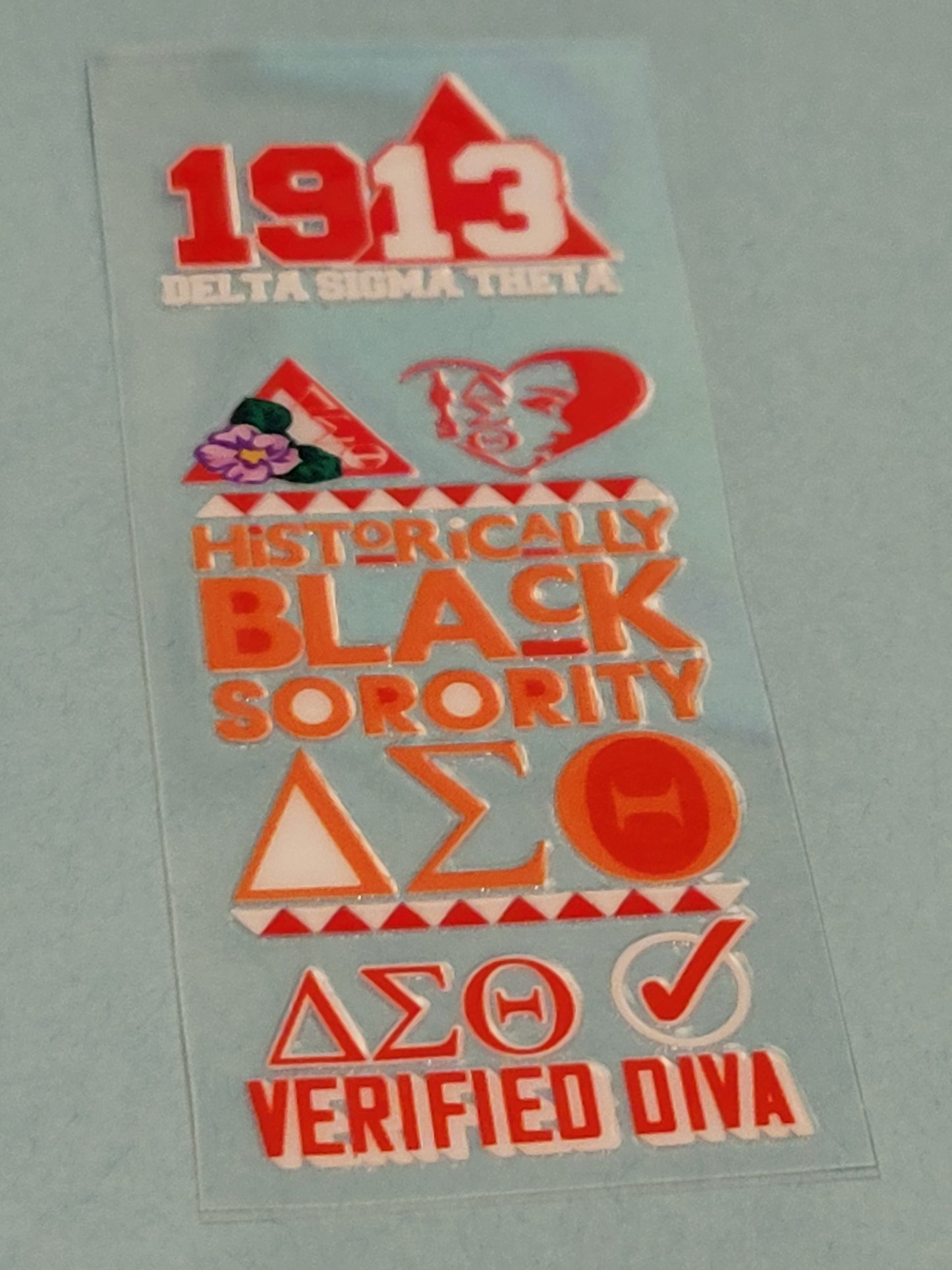 Beadable Pen Wraps - Delta Sigma Theta