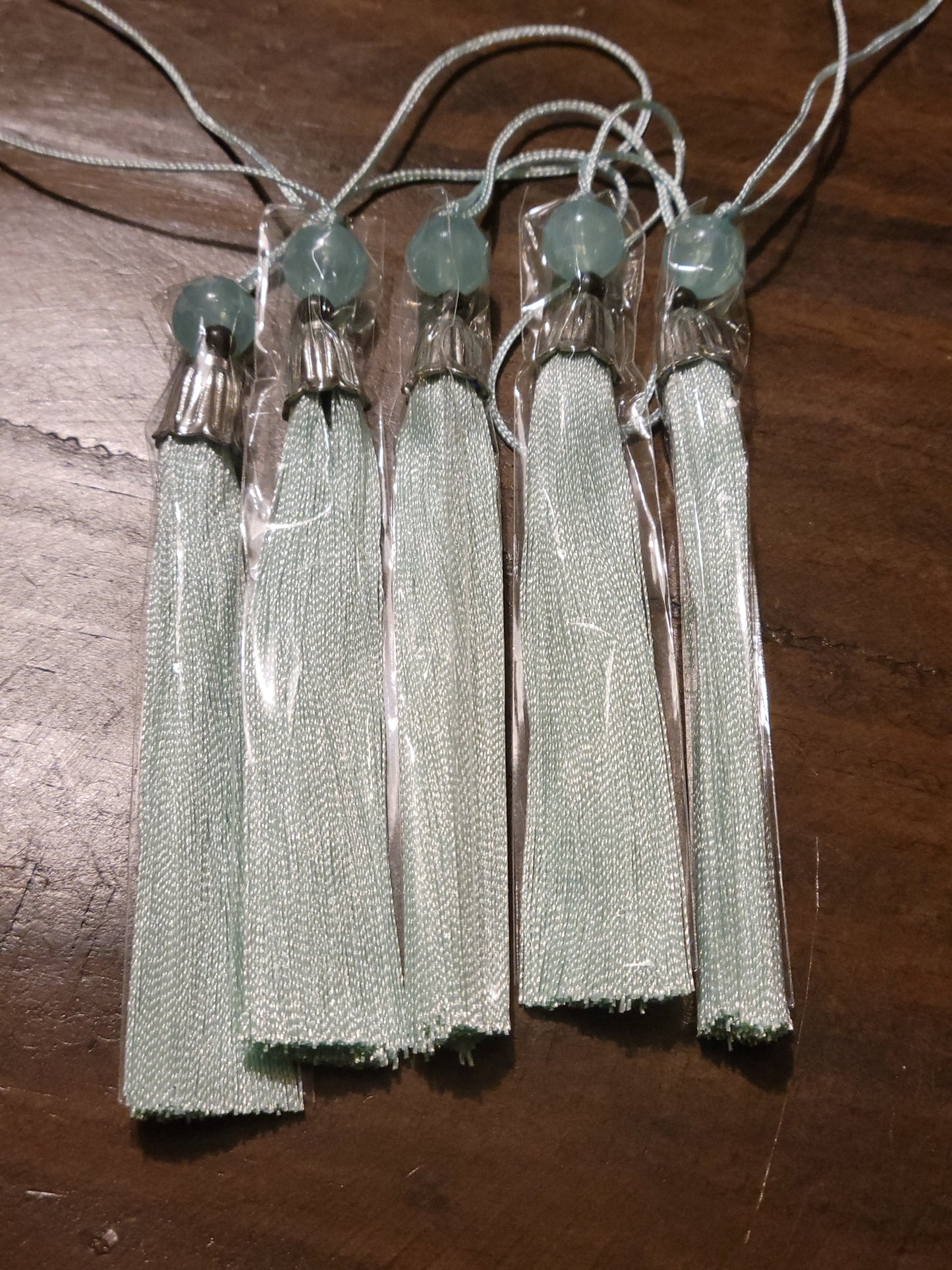 Beaded Bookmark Tassels - set of 5