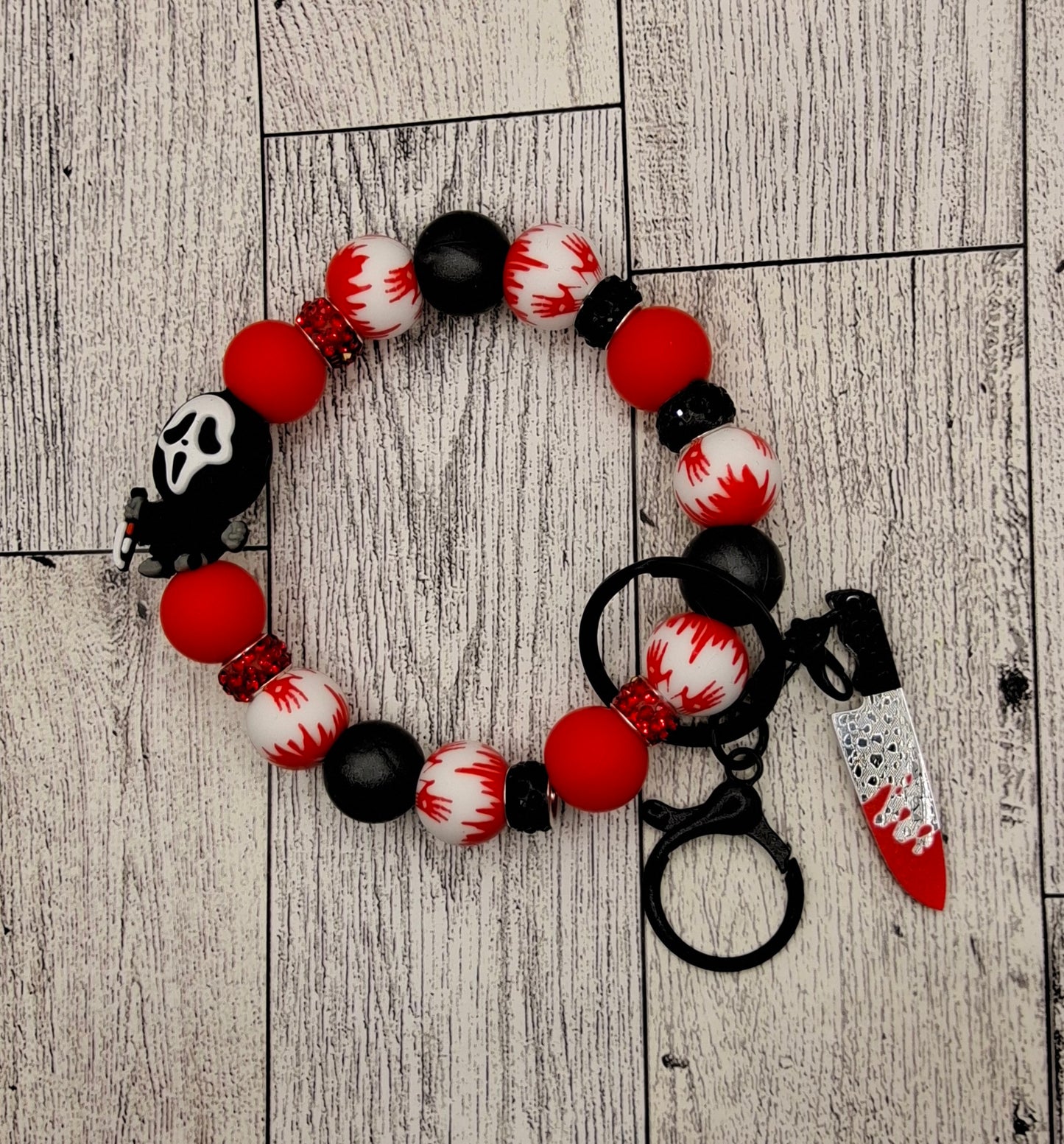 Beaded Keychains: Wristlets