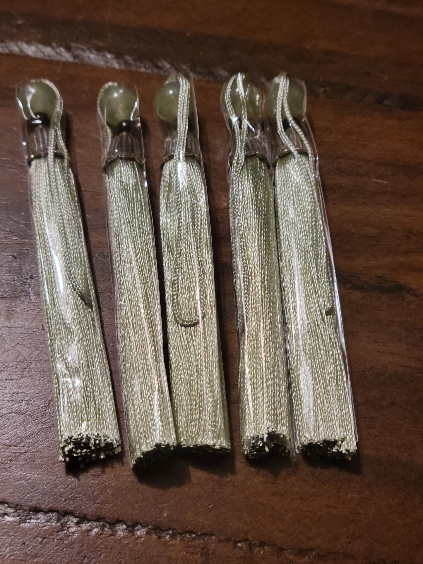 Beaded Bookmark Tassels - set of 5