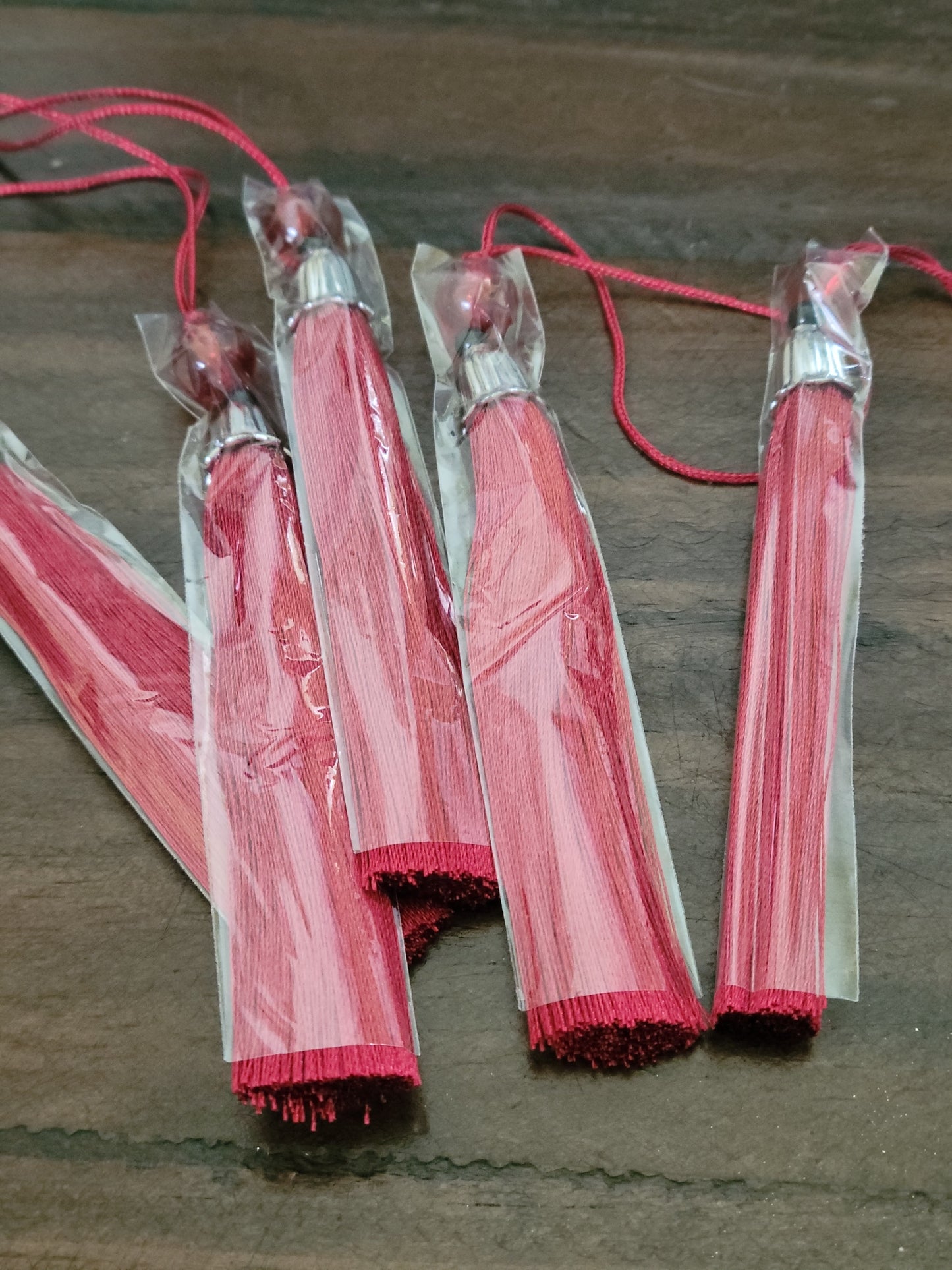 Beaded Bookmark Tassels - set of 5