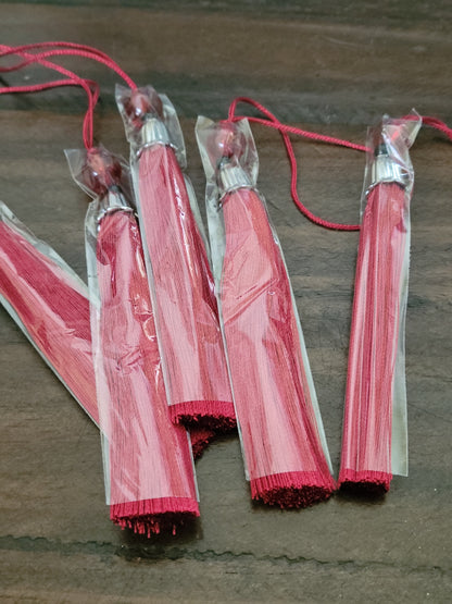 Beaded Bookmark Tassels - set of 5