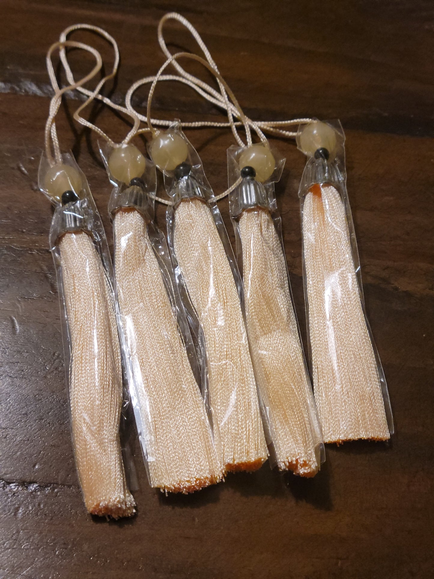 Beaded Bookmark Tassels - set of 5