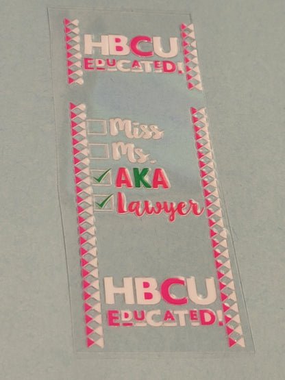 Beadable Pen Wraps - Alpha Kappa Alpha