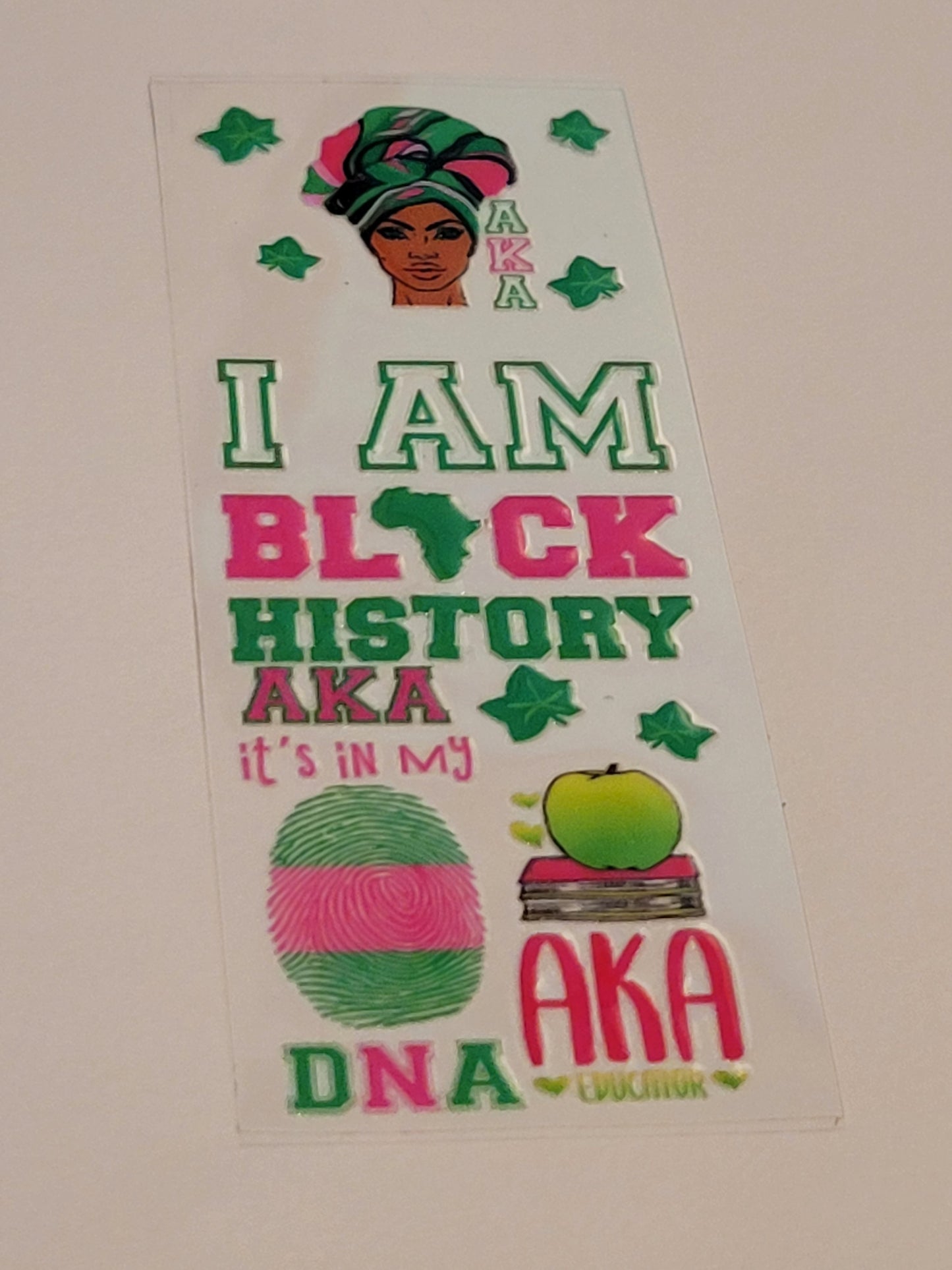 Beadable Pen Wraps - Alpha Kappa Alpha