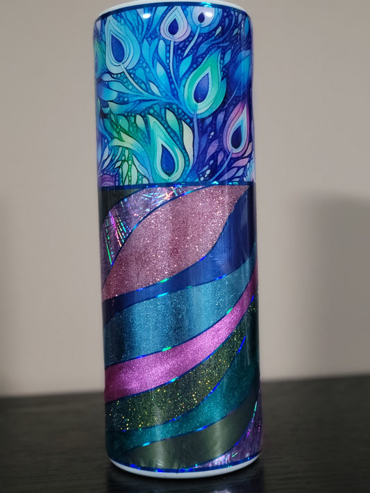 Peacock Wavy Swirl 20oz