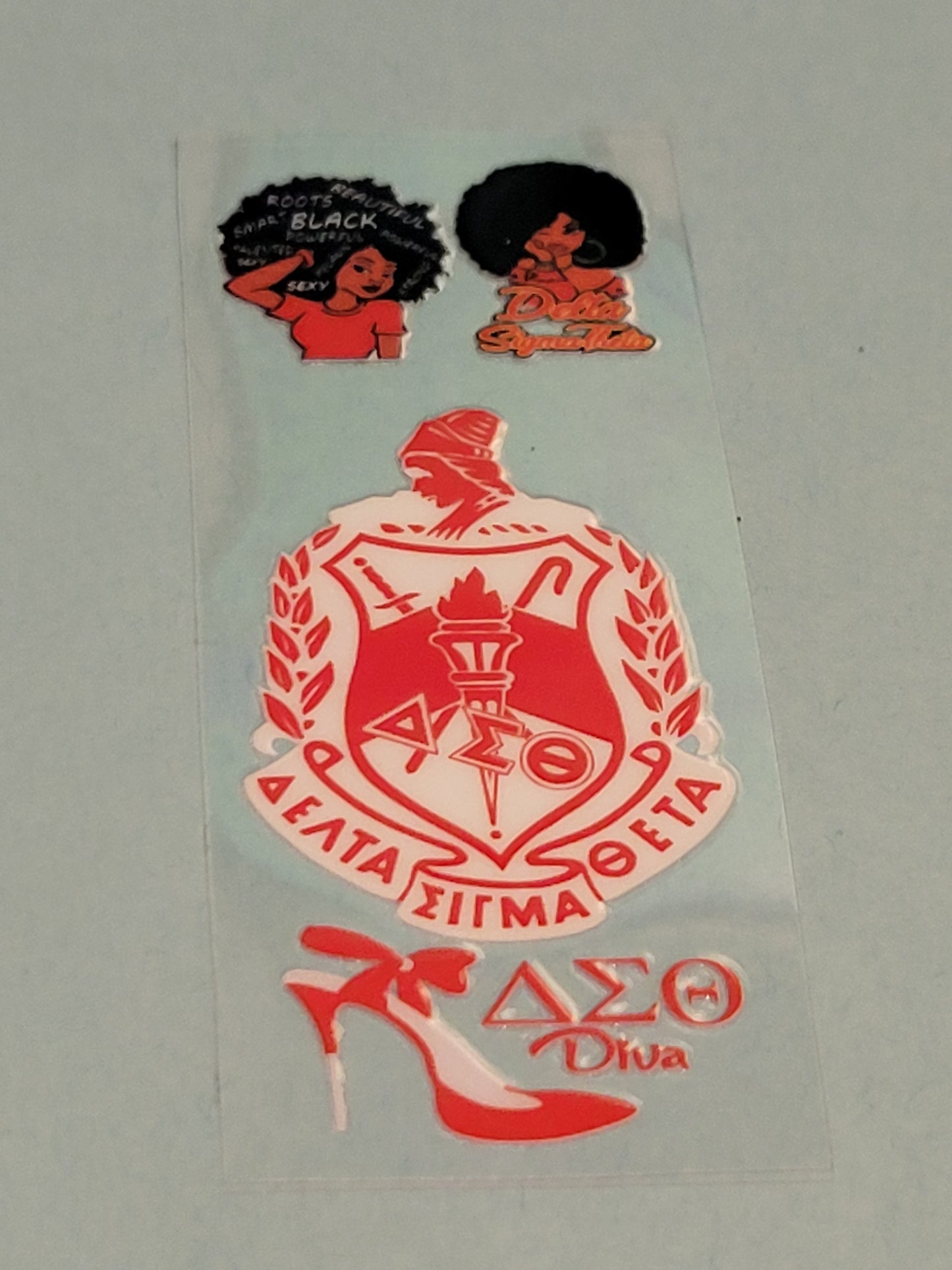 Beadable Pen Wraps - Delta Sigma Theta