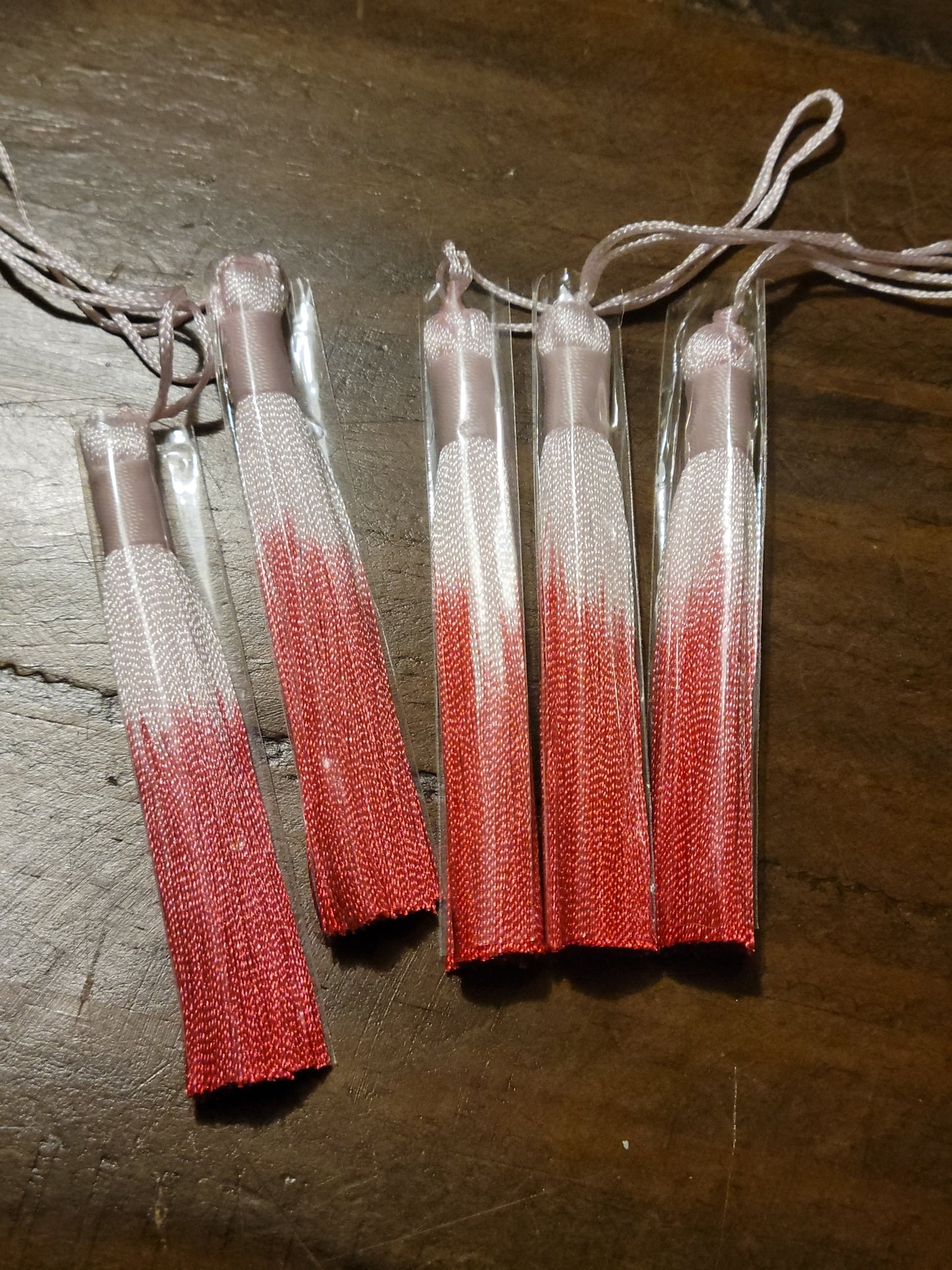 Ombre Bookmark Tassels - set of 5