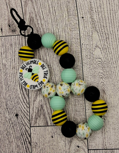 Beaded Keychains: Infinity