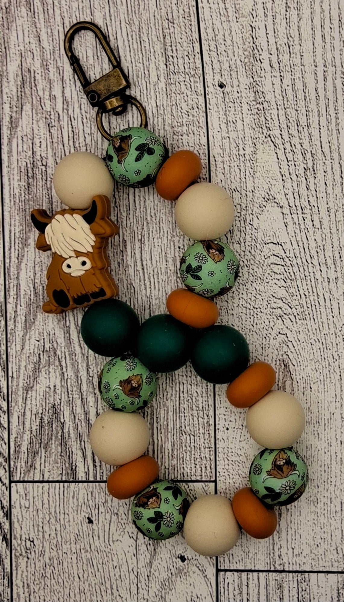 Beaded Keychains: Infinity