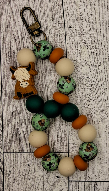 Beaded Keychains: Infinity