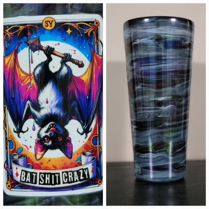 Bat Crazy Ink Swirl 32oz