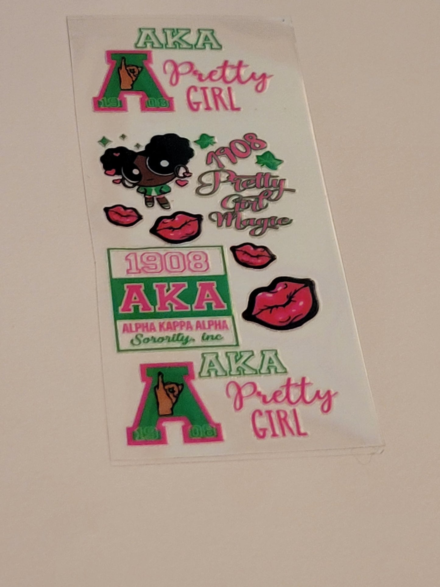 Beadable Pen Wraps - Alpha Kappa Alpha