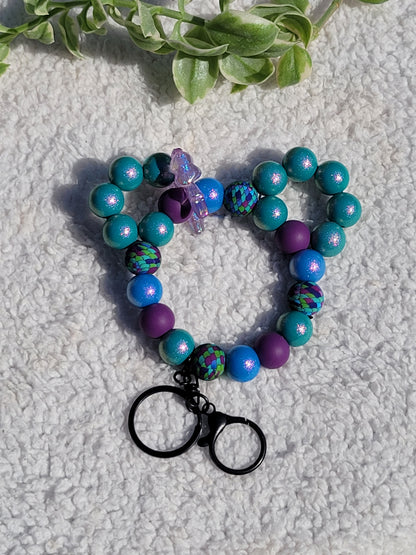Beaded Keychains: Wristlets