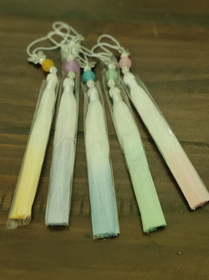 Beaded Bookmark Tassels - set of 5