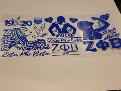 Cup Wraps - Zeta Phi Beta