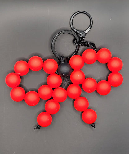 Beaded Keychains: Bows