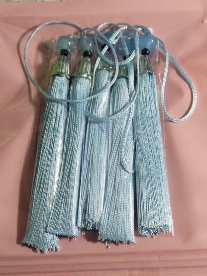 Beaded Bookmark Tassels - set of 5