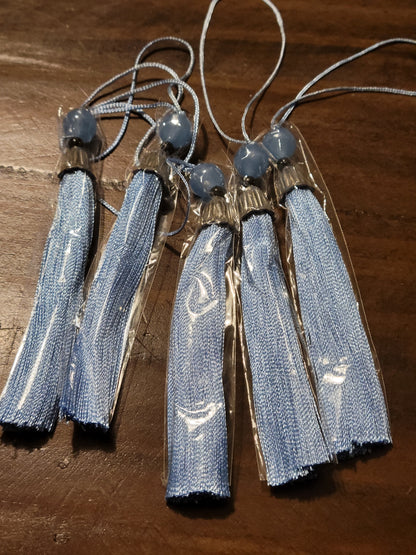 Beaded Bookmark Tassels - set of 5