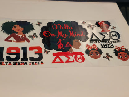 Cup Wraps - Delta Sigma Theta