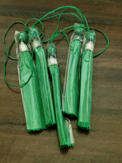 Beaded Bookmark Tassels - set of 5