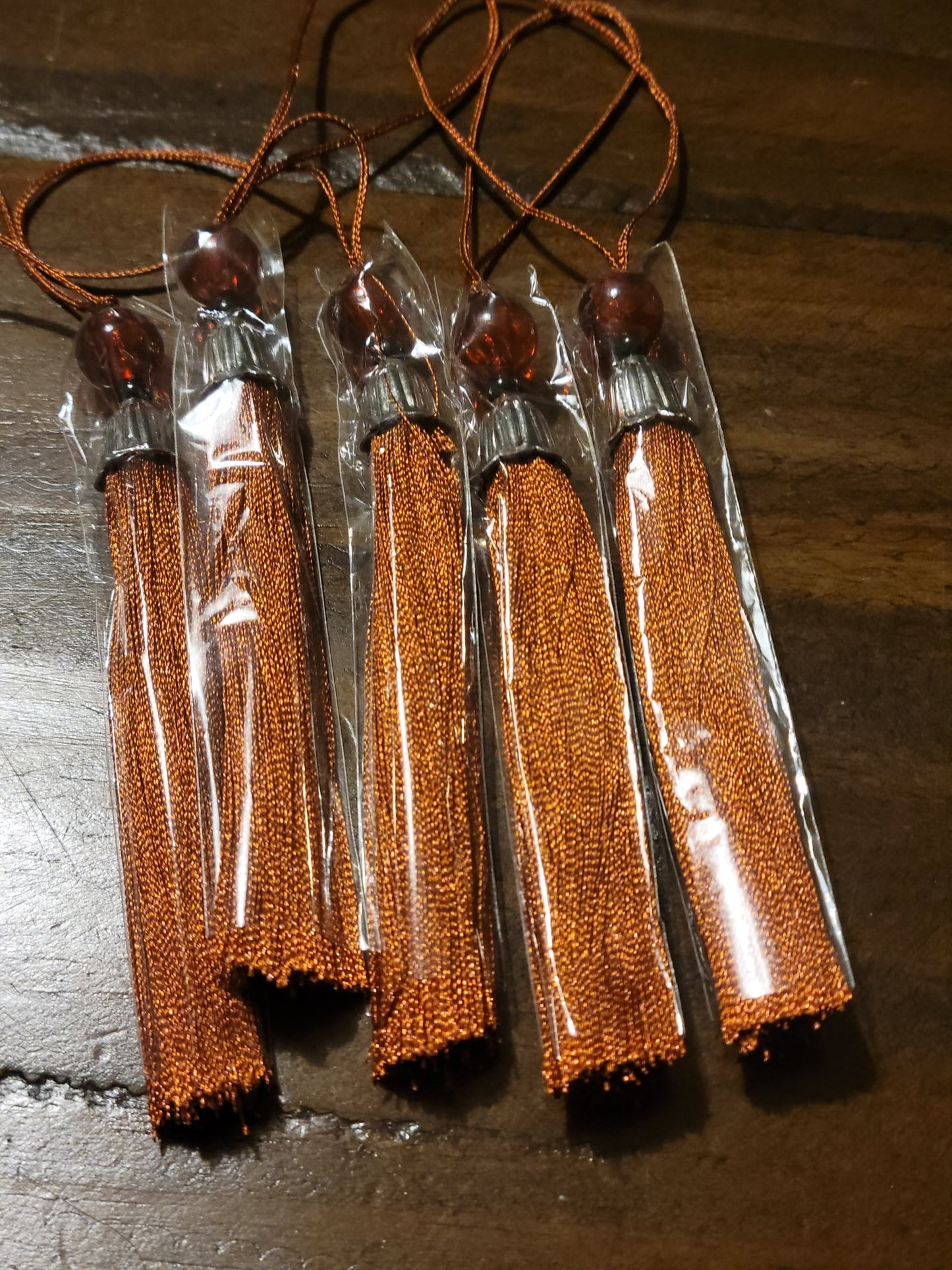Beaded Bookmark Tassels - set of 5