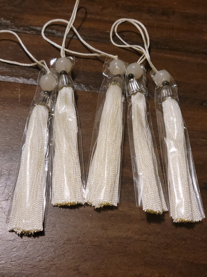 Beaded Bookmark Tassels - set of 5