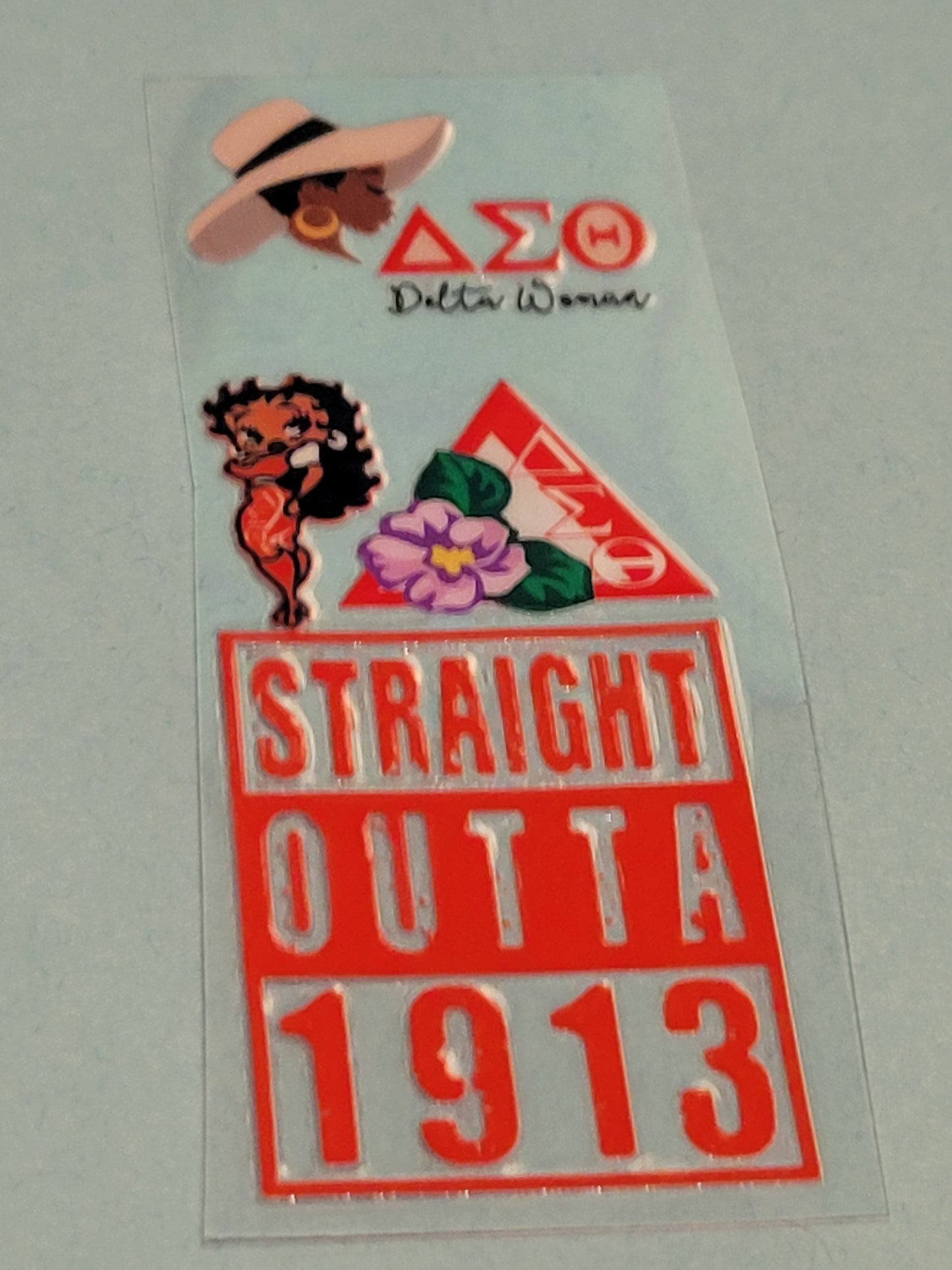 Beadable Pen Wraps - Delta Sigma Theta