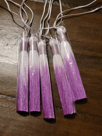 Ombre Bookmark Tassels - set of 5