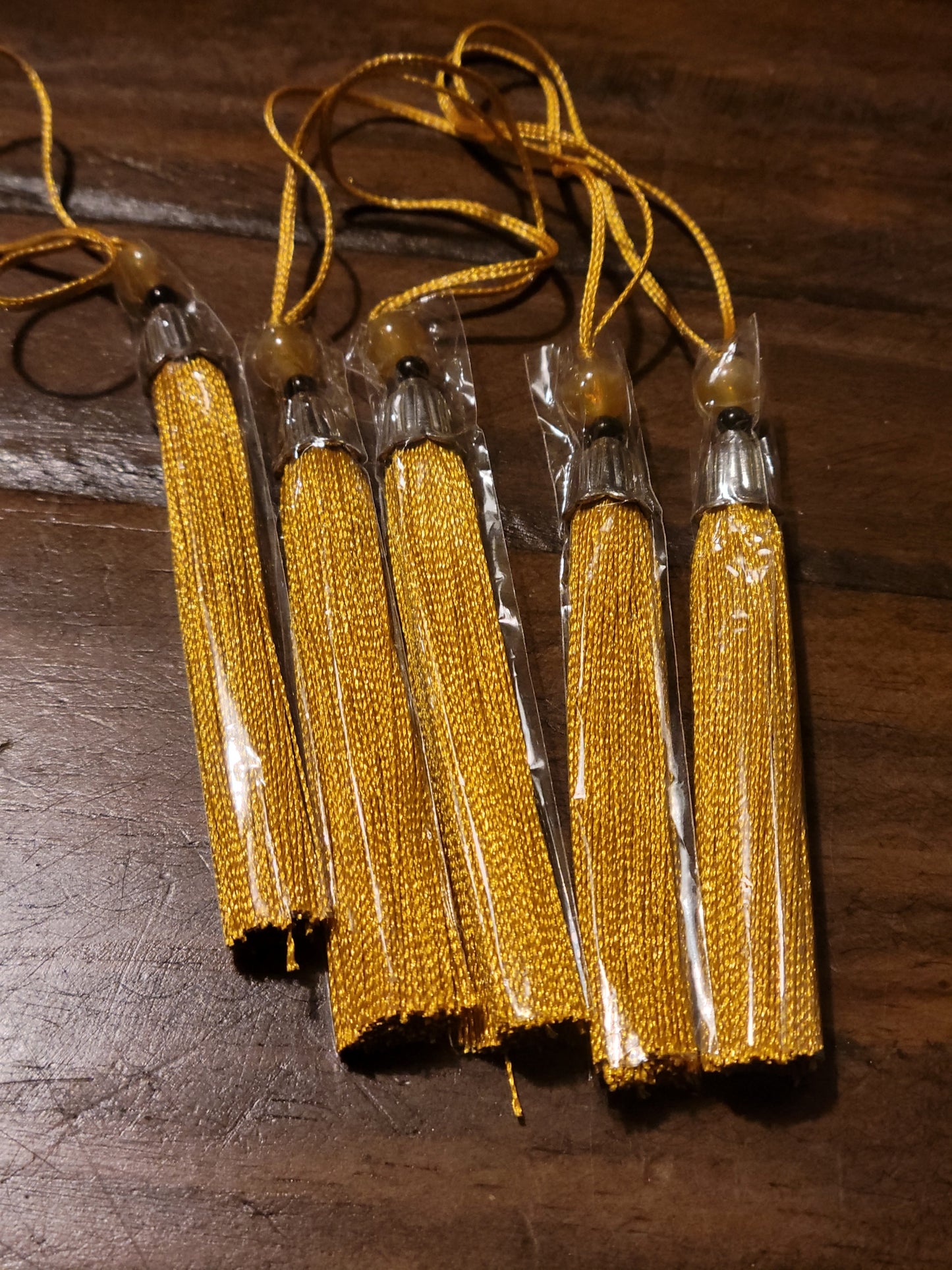Beaded Bookmark Tassels - set of 5