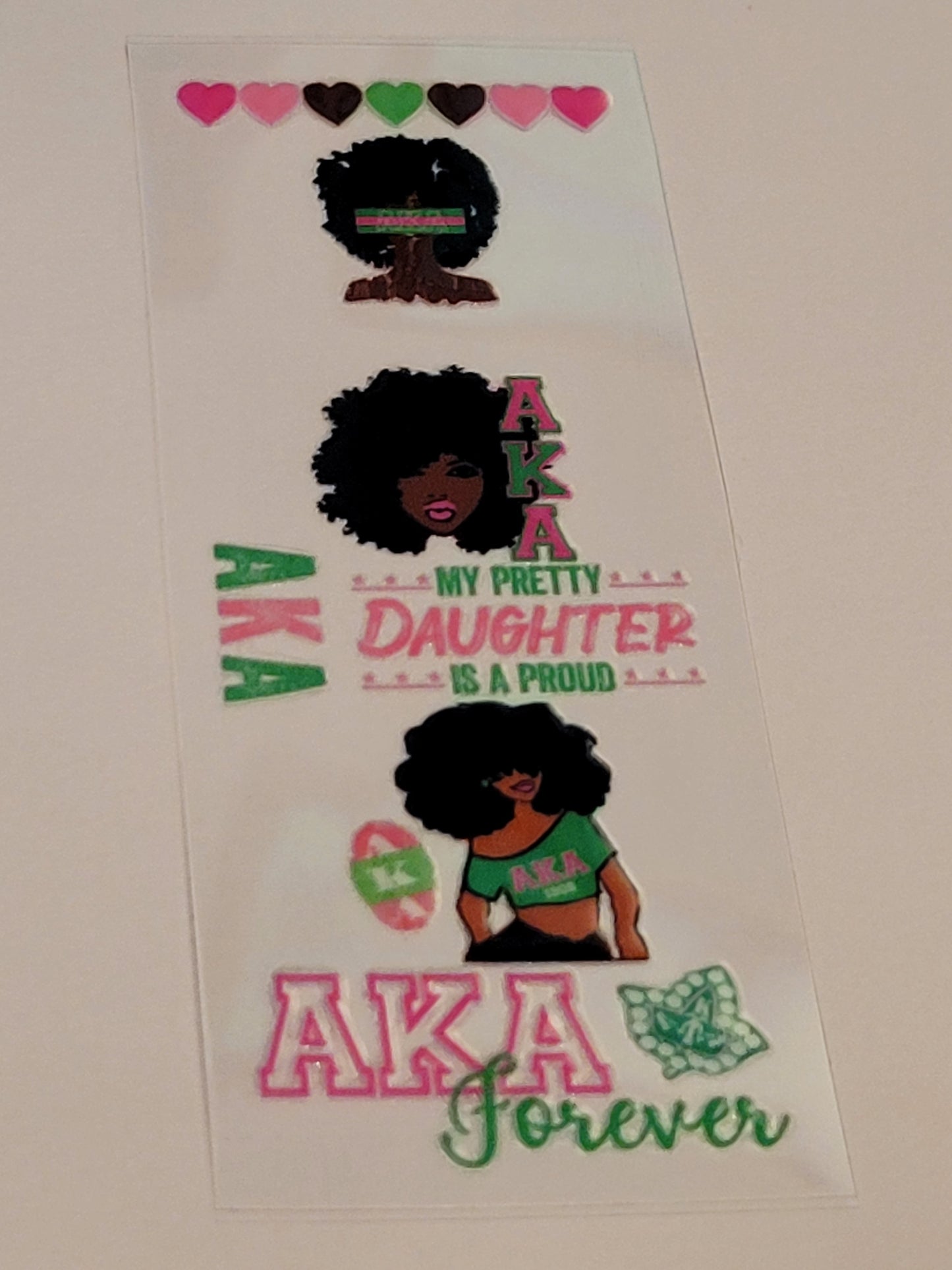 Beadable Pen Wraps - Alpha Kappa Alpha