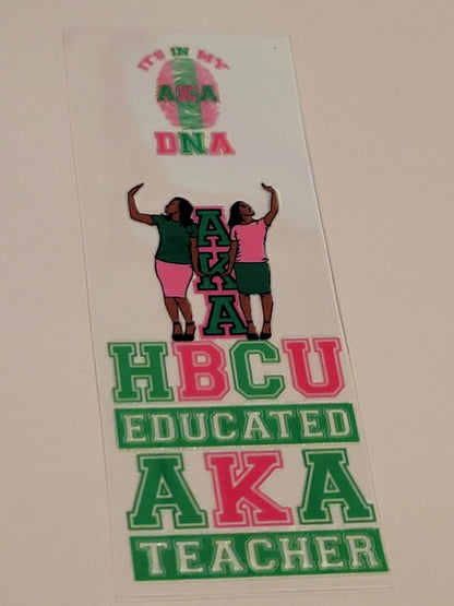 Beadable Pen Wraps - Alpha Kappa Alpha