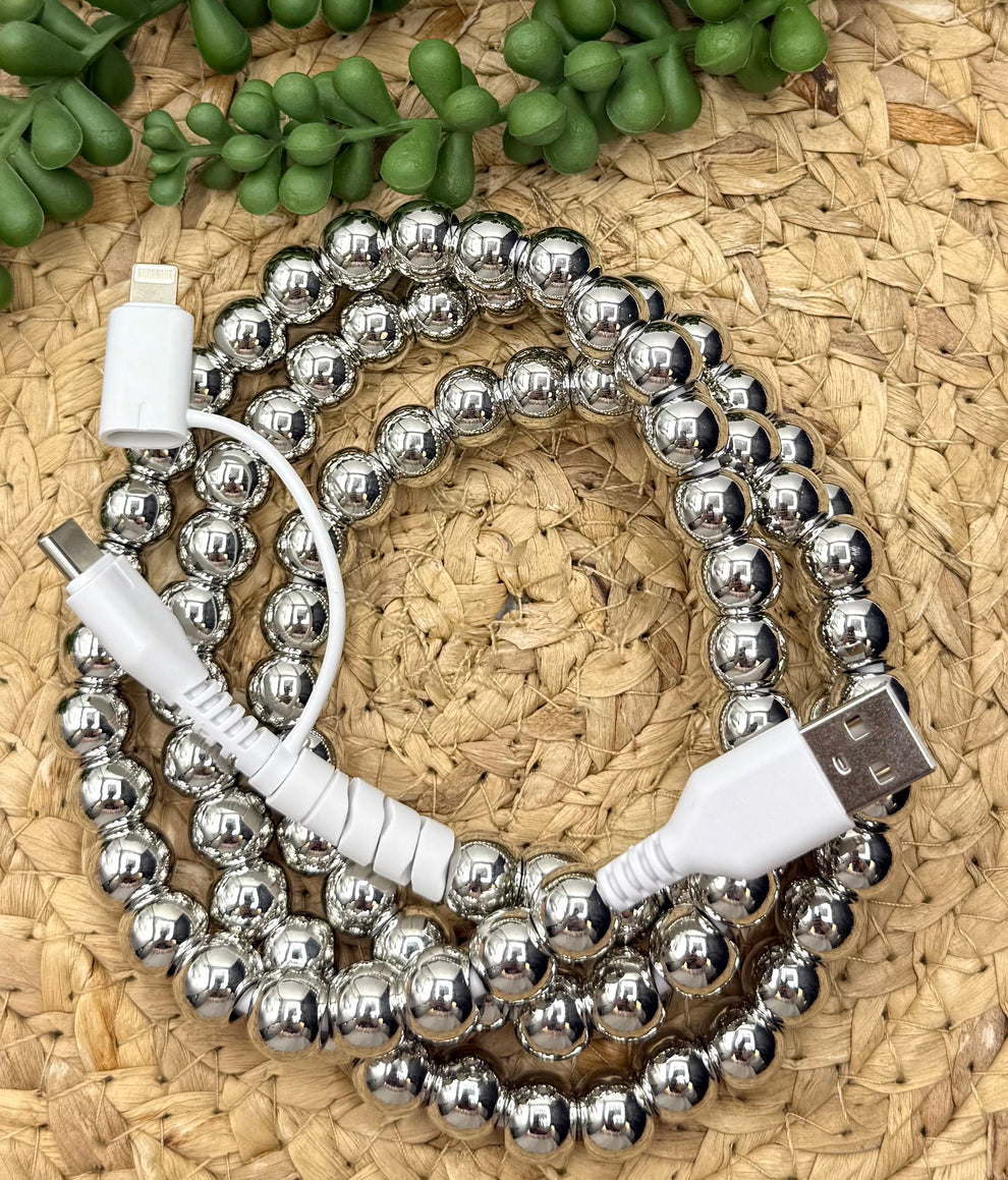 Beaded Charging Cord