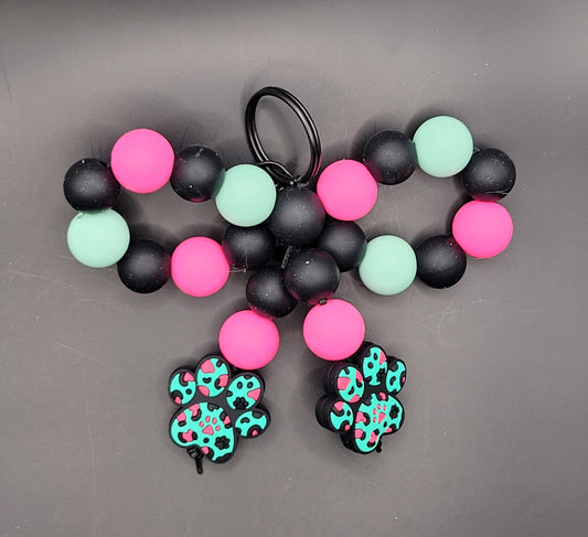 Beaded Keychains: Bows