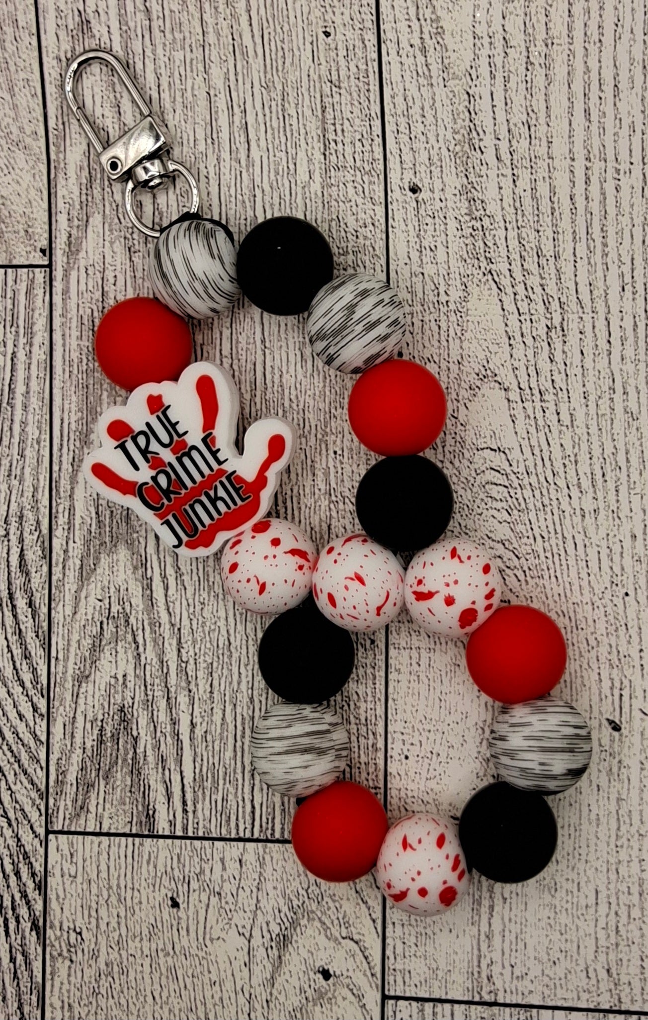 Beaded Keychains: Infinity