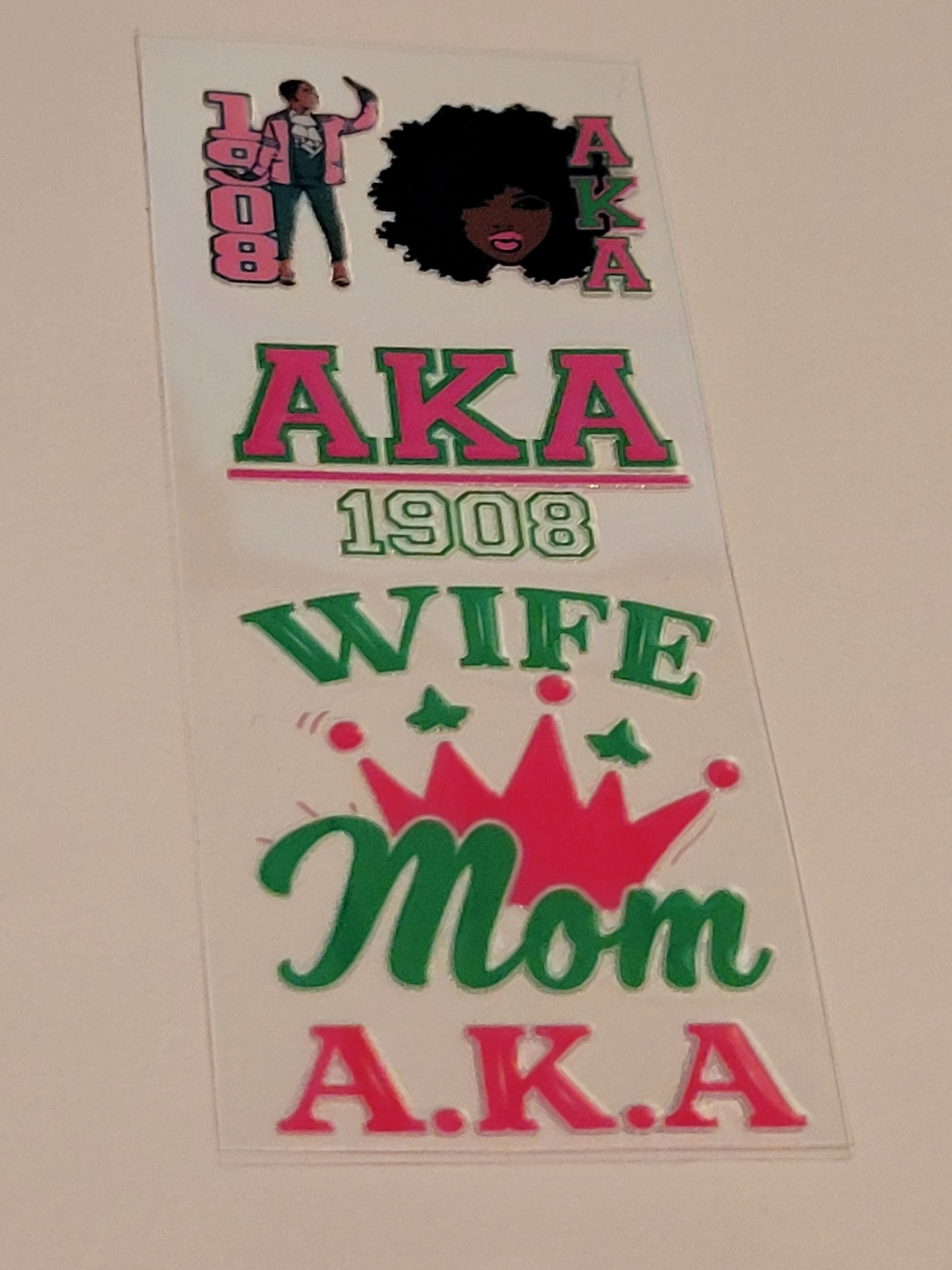 Beadable Pen Wraps - Alpha Kappa Alpha